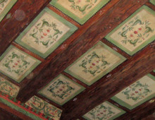 Antique coffered ceiling